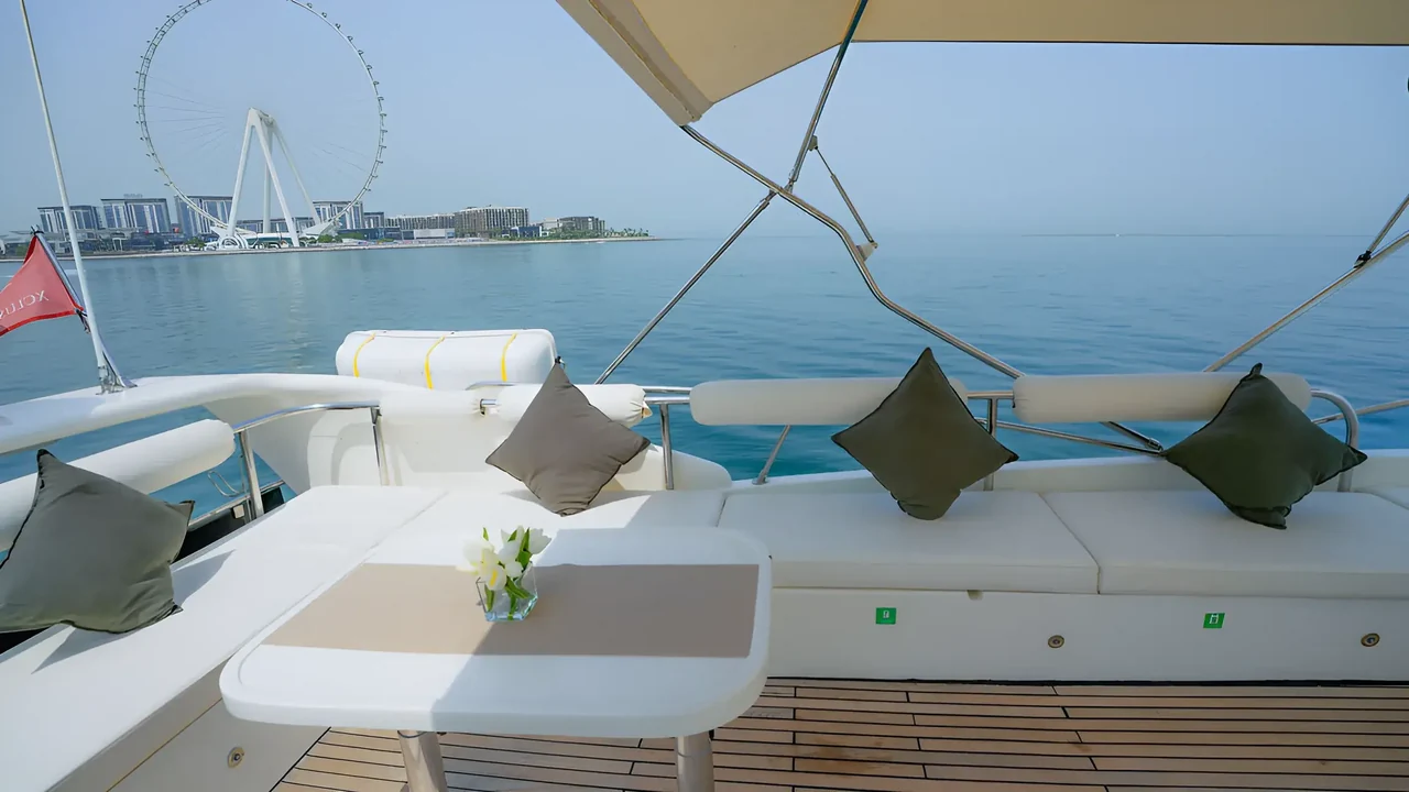 Outdoor space aboard Xclusive 9
