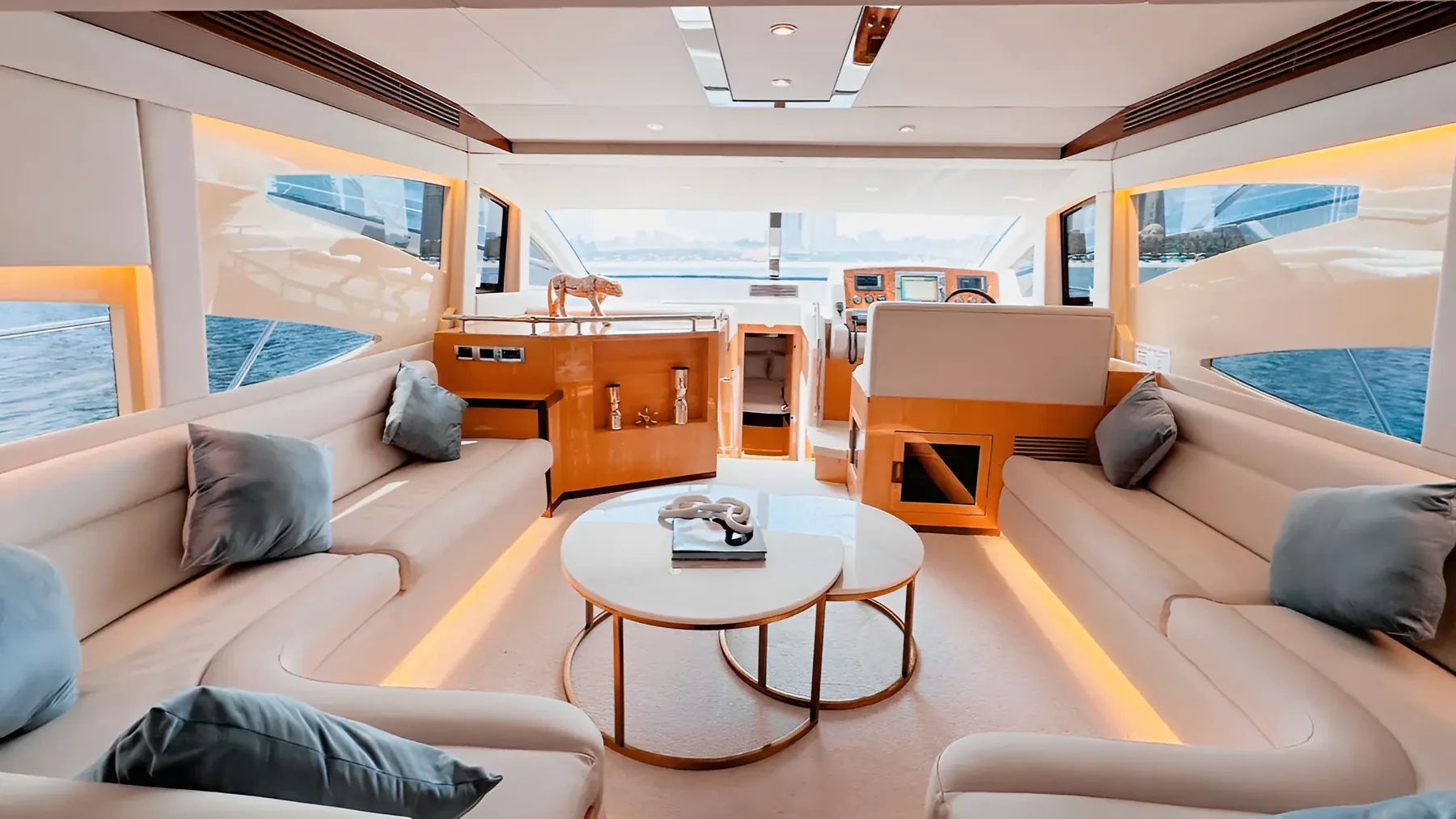 Interior lounge of Xclusive 3
